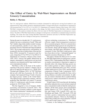 Wallmart pdf userid - The Effect of Entry by Wal-Mart Supercenters on ... - AgEcon Search - ageconsearch umn