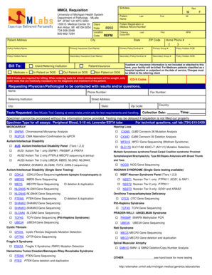University of Michigan Patient Registration Form