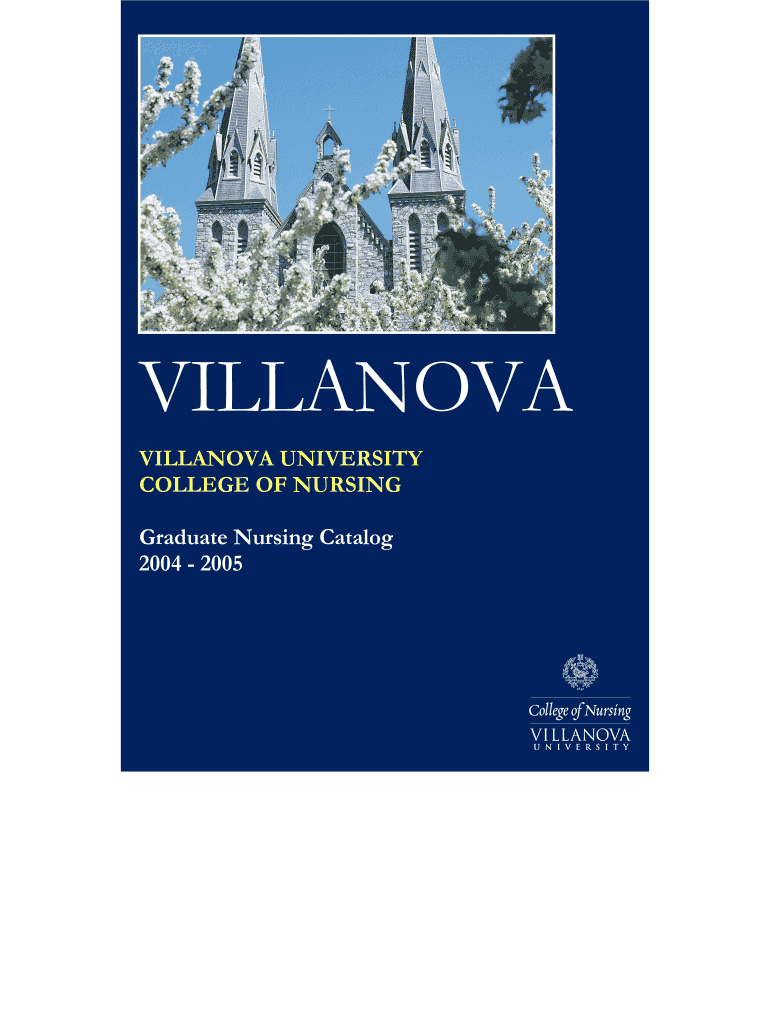Villanova University College of Nursing Graduate Preview on Page 1