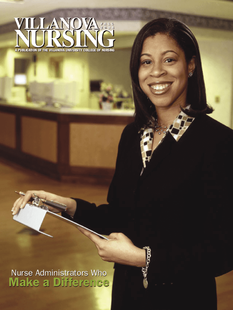 Nurse Administrators Who Make a Difference - Villanova University Preview on Page 1
