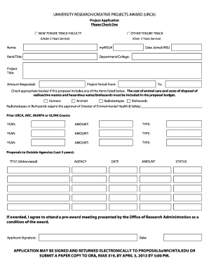 FY14 URCA Application