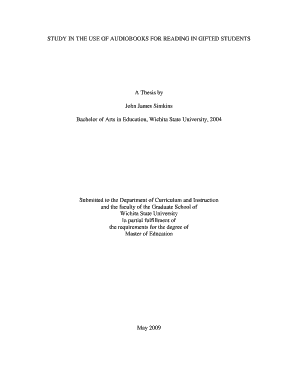 Thesis audio wichita