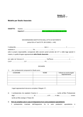 Modello per Studio Associato