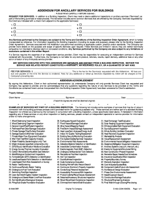 Addendum for Ancillary Services for Buildings