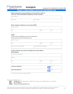 Change of Address Form