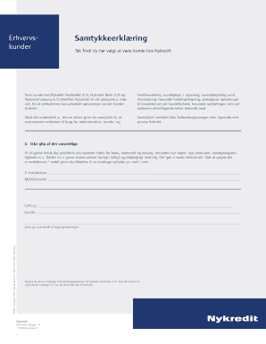 Nykredit Customer Consent Form