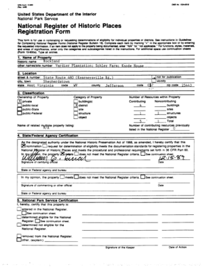 National Register of Historic Places Registration Form