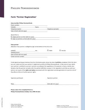 Partner Registration Form