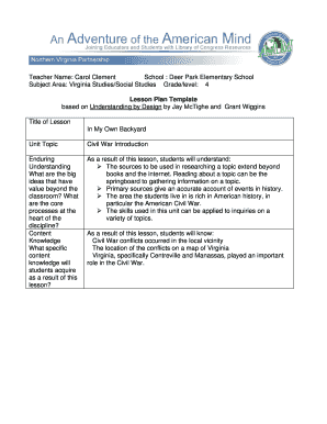 Civil War Introduction Lesson Plan