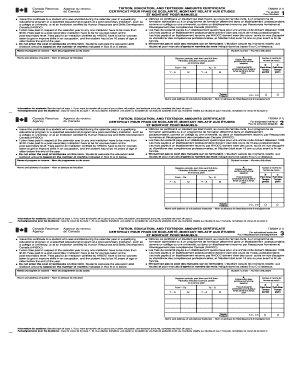 Tuition Education and Textbook Amounts Certificate T2202A