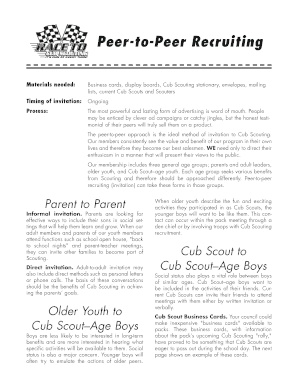 Cub Scouting Invitation Template