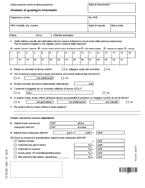 Attestato di guadagno intermedio