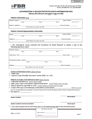 Authorization to Release Protected Health Information