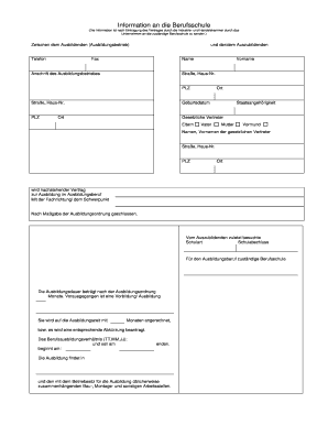 Ausbildungsvertrag