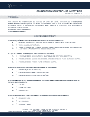 Questionário Suitability