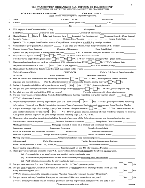 1 1040 TAX RETURN ORGANIZER (U