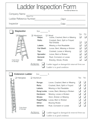 Ladder Inspection Form