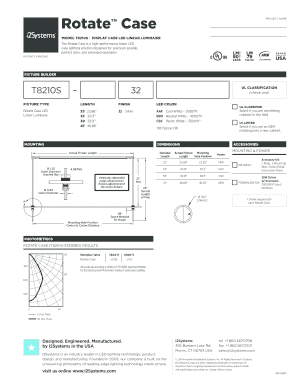 Rotate Case LED Linear Luminaire