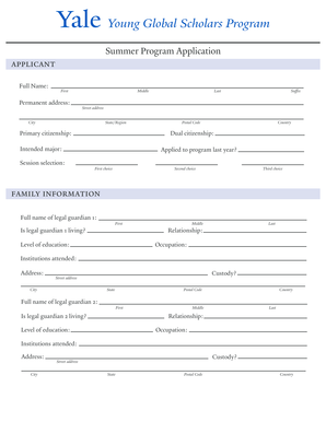 Scholarship application letter sample - yygs sample essays