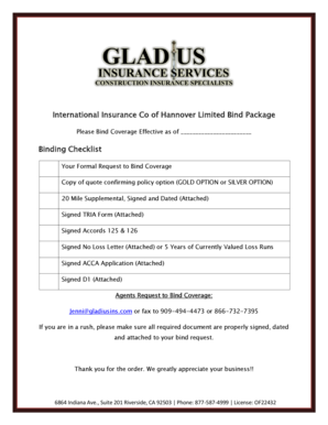 Insurance Contractor Application Form