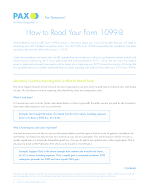 IRS Form 1099-B Guide