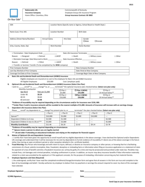 Kentucky Employee Group Life Insurance Enrollment Form