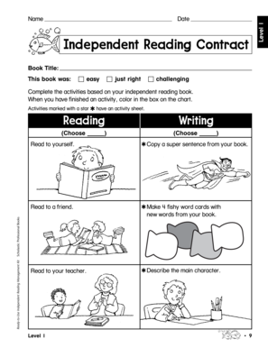 Independent Reading Contract