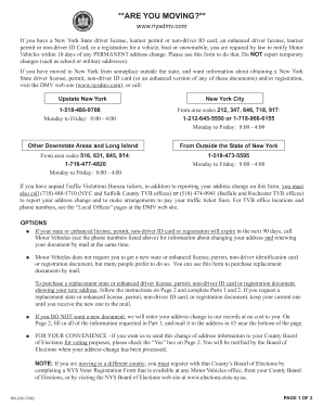 New York State Change of Address Form
