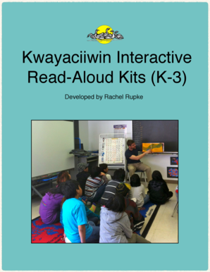 Kwayaciiwin Interactive Read-Aloud Kits K-3
