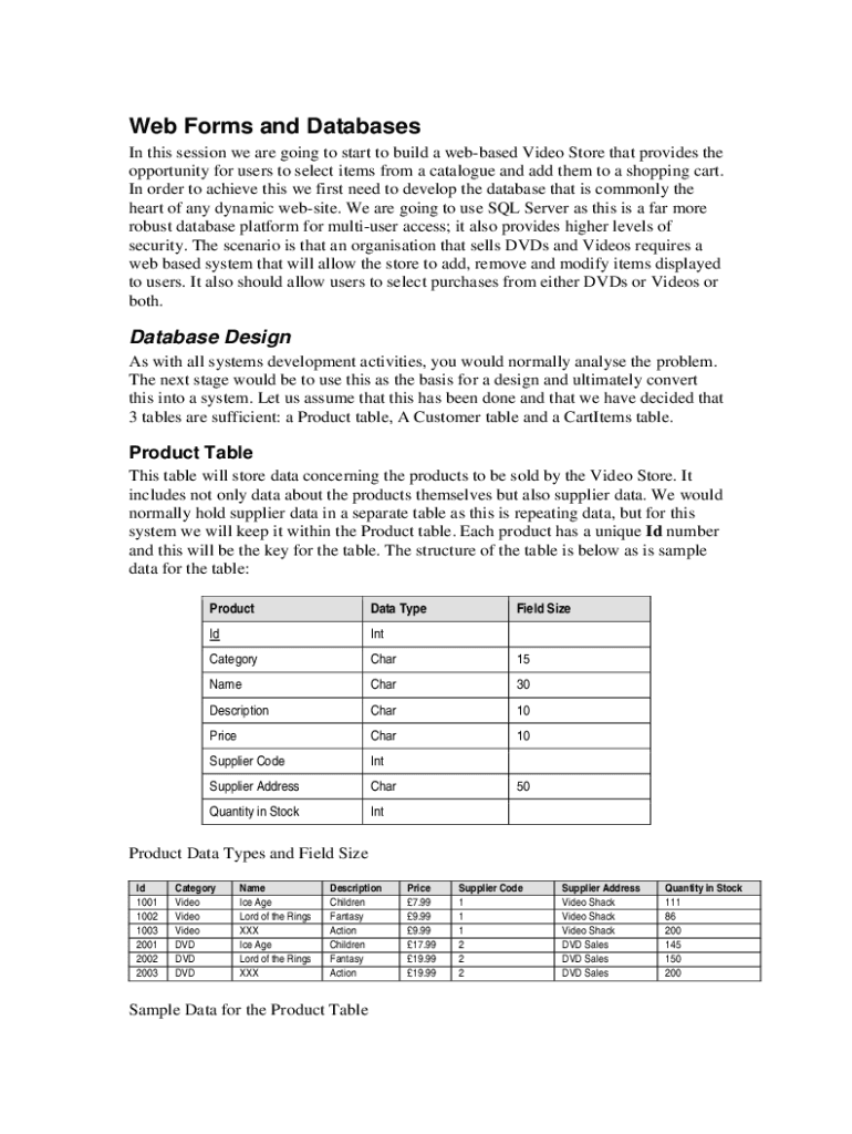Form preview