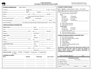 Student Registration Form