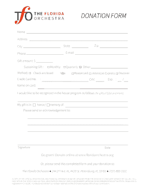 Donation Form