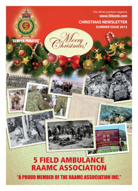 Christmas Newsletter - RAAMC Association - raamc org