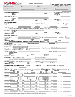 HUD New Home Agent Own Property Form