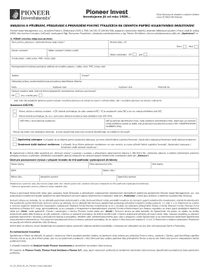 Pioneer Investment Agreement