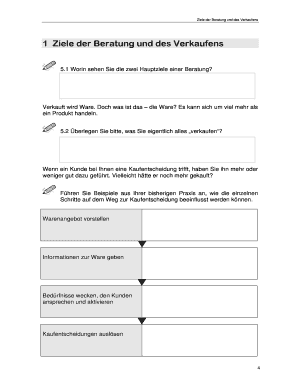 Lernarrangement Beratung und Verkauf