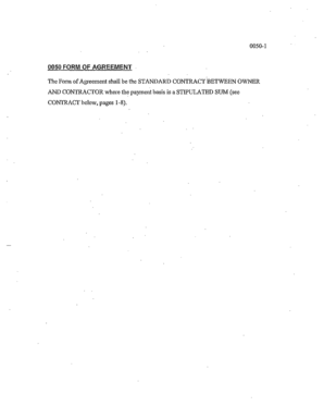 Standard Contract Between Owner and Contractor