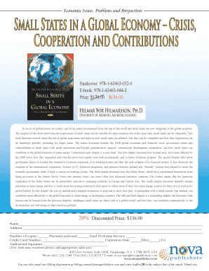 Economic Issues and Perspectives for Small States