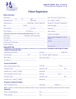 Patient Registration Form