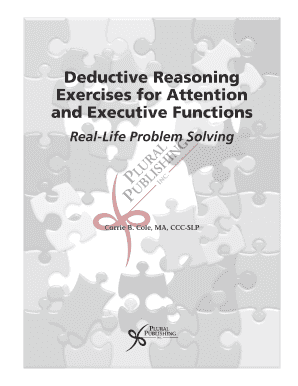 Deductive Reasoning Exercises for Attention and Executive Functions