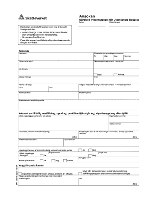Special Income Tax Application for Non-Residents