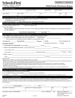 457(b) Periodic Distribution Request Form