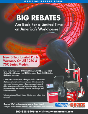 Ammco Coats Equipment Rebate Form