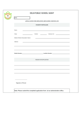 school bonafide certificate pdf