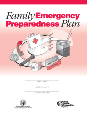 Family Emergency Preparedness Plan