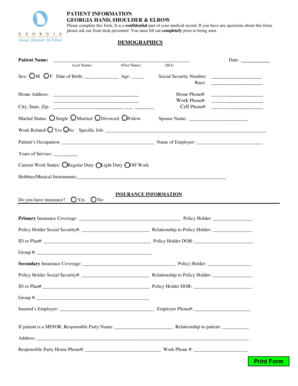 Patient Intake Form
