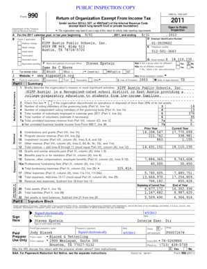 Form 990 2011