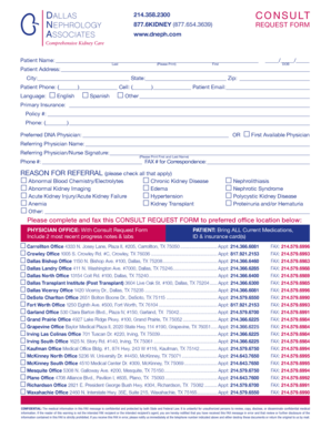 Kidney Consult Request Form