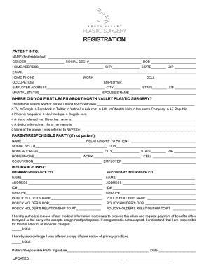 Patient Registration Form