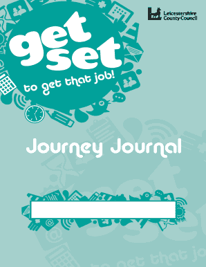 Journey Journal - Get Set Leicestershire